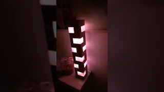 Dřevěná lampa