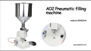 How To Use A02 Pneumatic Paste Liquid Filling Machine