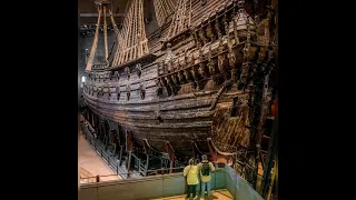 The Swedish warship Vasa.It sank in 1628 less than a mile into its maiden ........ description