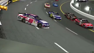 NR2003 2008 Dale Earnhardt Jr and Kyle Busch Richmond Feud Reenactment