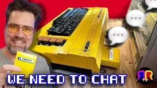 Texting on an 80s Computer? Chat64!