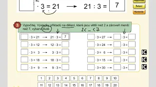 Násobení a dělení 3, MATÝSKOVA MAT. 6. DÍL - VYVOZENÍ NÁSOBENÍ A DĚLENÍ, str. 15, cv.3