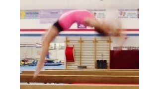 Back Handspring Step Out On Balance Beam Tutorial With Coach Meggin!