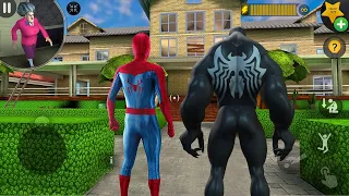 Playing as Spiderman vs Venom in Scary Teacher 3D Update Once Upon A Mime & Puppet Dance New Levels