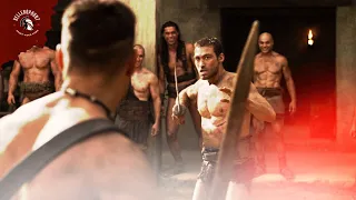 Первый бой Спартака и Крикса  |  Гладиаторы | Бой | Кровь и песок | Spartacus: blood and sand