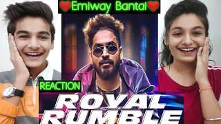 ROYAL RUMBLE EMIWAY REACTION | ROYAL RUMBLE (PROD BY. BKAY) (OFFICIAL MUSIC VIDEO)