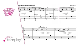 Nino Rota: The Godfather - Accordion Sheet Music