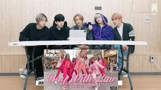 [Fanmade]Monstax reaction to 'Boy with luv 'n streets