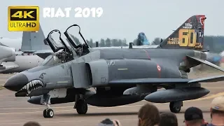 Amazing F-4E PHANTOMS | RIAT 2019 Departure | 4K UHD