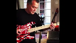 New Eddie Van Halen video — demonstrating the D-Tuna in 2017.