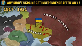 Why didn't Ukraine get Independence after World War 1?