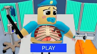 HOSPITAL OPERATION MODE! What's INSIDE BABY BARRY!? OBBY FULL GAME WALKTHROUGH #roblox #obby