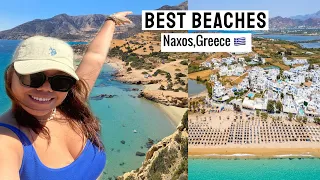Best Beaches in Naxos and it's hidden Gems! 🇬🇷✨🏝️|  Naxos Greece Travel Guide