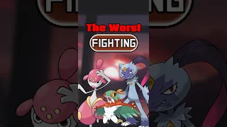 The WORST Fighting Type from Each Region