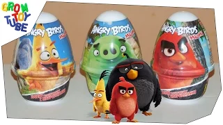 NEW ANGRY BIRDS 2016 unboxing kids world miami surprise eggs #2 Juguetes Sorpresa