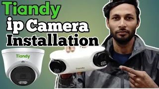 Tiandy ip Camera Installation || Full ip setup Confrigation