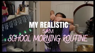 GRWM : MY 5AM REALISTIC SCHOOL MORNING ROUTINE || SIMIYA KAI #grwmforschool