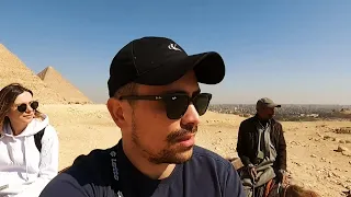 Horse Riding at Pyramids With Famous Sayed  🇪🇬 Part 1 - Egypt Travel Vlog 2022