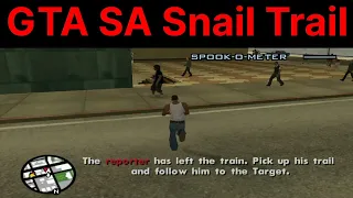 GTA SA Snail Trail Find Hidden Sniper Rifle Follow Train Secretly Follow Reporter And Kill Both 50