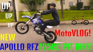 NEW 125CC APOLLO PITBIKE!!! MotoVLOG