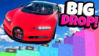 Dropping EXPENSIVE CARS From BIG DROPS in BeamNG Drive Mods!