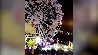 Ferris wheel malfunction in Indonesia sends riders tumbling out of ride