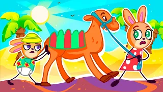 Alice the Camel With Family - Baby Bunny Kids Songs & Nursery Rhymes Animation