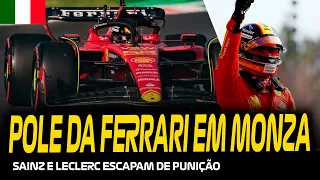 SAINZ FAZ A POLE PARA ALEGRIA DOS TIFOSI E FIA DÁ UMA BELA PASSADA DE PANO - QUALI GP ITÁLIA