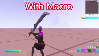 No Macro VS Macro (Fortnite)