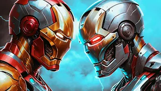 Showdown between Silver Ironman and Gold Ironman