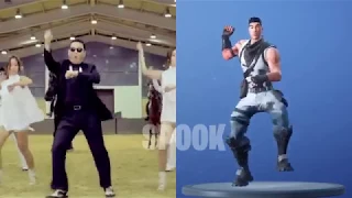 TOP٭LEGENDARY٭ FORTNITE DANCES VS REAL LIFE  (SMOOTH MOVES, ORANGE JUSTICE, ELECTRO SWING)