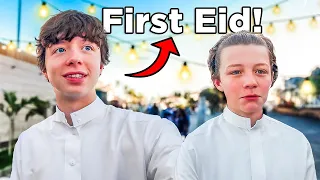 Our First Eid Day as British Muslims | اول يوم عيد لمسلم بريطاني