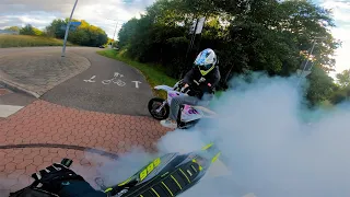 Crazy street ride Husqvarna TE 125 - Edit