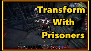 How to use Batform while taking a servant/prisoner -V Rising -
