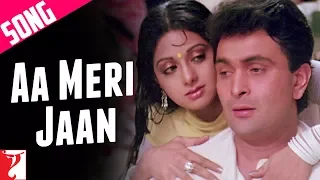 Aa Meri Jaan Song | Chandni | Rishi Kapoor | Sridevi | Lata Mangeshkar | Shiv-Hari | Anand Bakshi