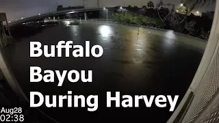 Buffalo Bayou Timelapse During Harvey