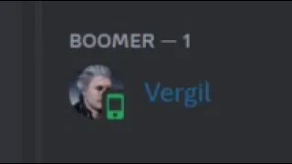 vergil uses a smartphone