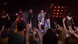 MTV EMA 2017 Unforgettable Stage invasion FT French Montana & Swae lee