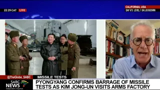 Pyongyang confirms barrage of missile tests as Kim Jong-un visits arms factory