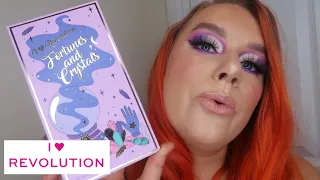 I HEART REVOLUTION BOOK OF SPELLS FORTUNES & CRYSTALS PALETTE REVIEW / TUTORIAL | AMBER HOWE