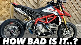 Crash Damage Assessment: Ducati Hypermotard 950 SP