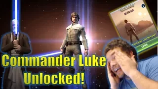 Star Wars Galaxy of Heroes: 7 Star Commander Luke Skywalker Unlocked! Hero's Journey Event!