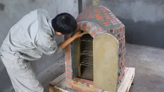 How To Build A Multi Purpose Oven On Old Pallet From Brick And Clay