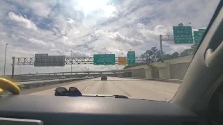 Driving through the I-95/I-295 Intersection in Jacksonville, FL