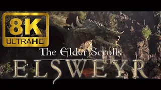 THE ELDER SCROLLS - ELSWEYR Cinematics (8K ULTRA HD) Upscaled with Machine Learning AI
