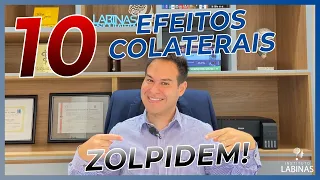 ZOLPIDEM - 10 PRINCIPAIS EFEITOS COLATERAIS!