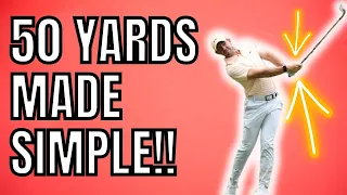 How To Hit A 50 Yard Wedge Shot With Spin & Control