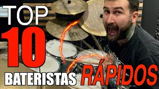 LOS 10 BATERISTAS MÁS RÁPIDOS DEL MUNDO - RANKING Personal de bateristas rápidos
