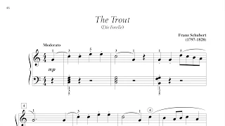 The Trout (Die Forelle) - Schubert (page 46, Adult Piano Adventures Classics Book 1)