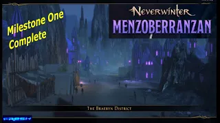 Neverwinter Mod 25 - Milestone One Complete - Menzoberranzan Thaum Wizard Gameplay (no commentary)